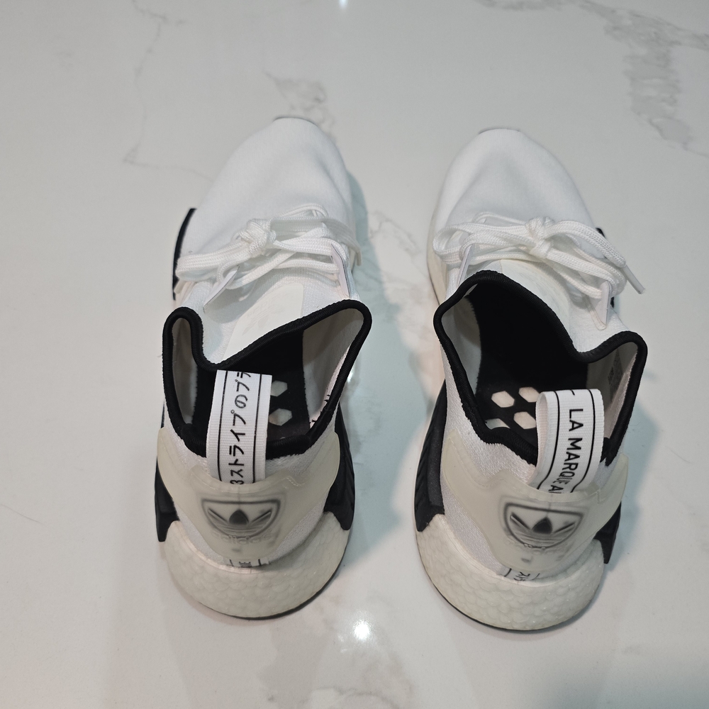 Adidas NMD R1 White W/Black - Picture 6 of 6